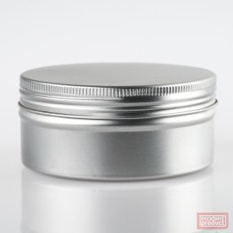 150ml Brushed Aluminium Seamless Tin