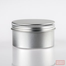 80ml Brushed Aluminium Seamless Tin