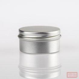 15ml Brushed Aluminium Seamless Tin