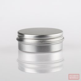 8ml Brushed Aluminium Seamless Tin