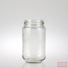 375ml Clear Glass Food Jar Only 63mm TW