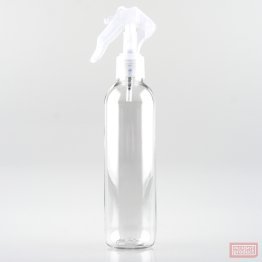 250ml Tall PET Plastic Pharmacy Bottle with Locking Trigger Spray